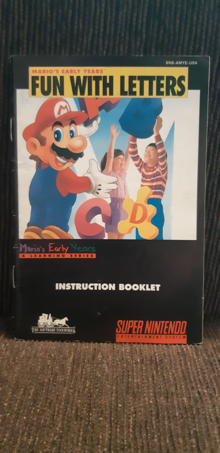 mario's early years fun with letters snes manual