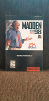 madden 98 snes manual