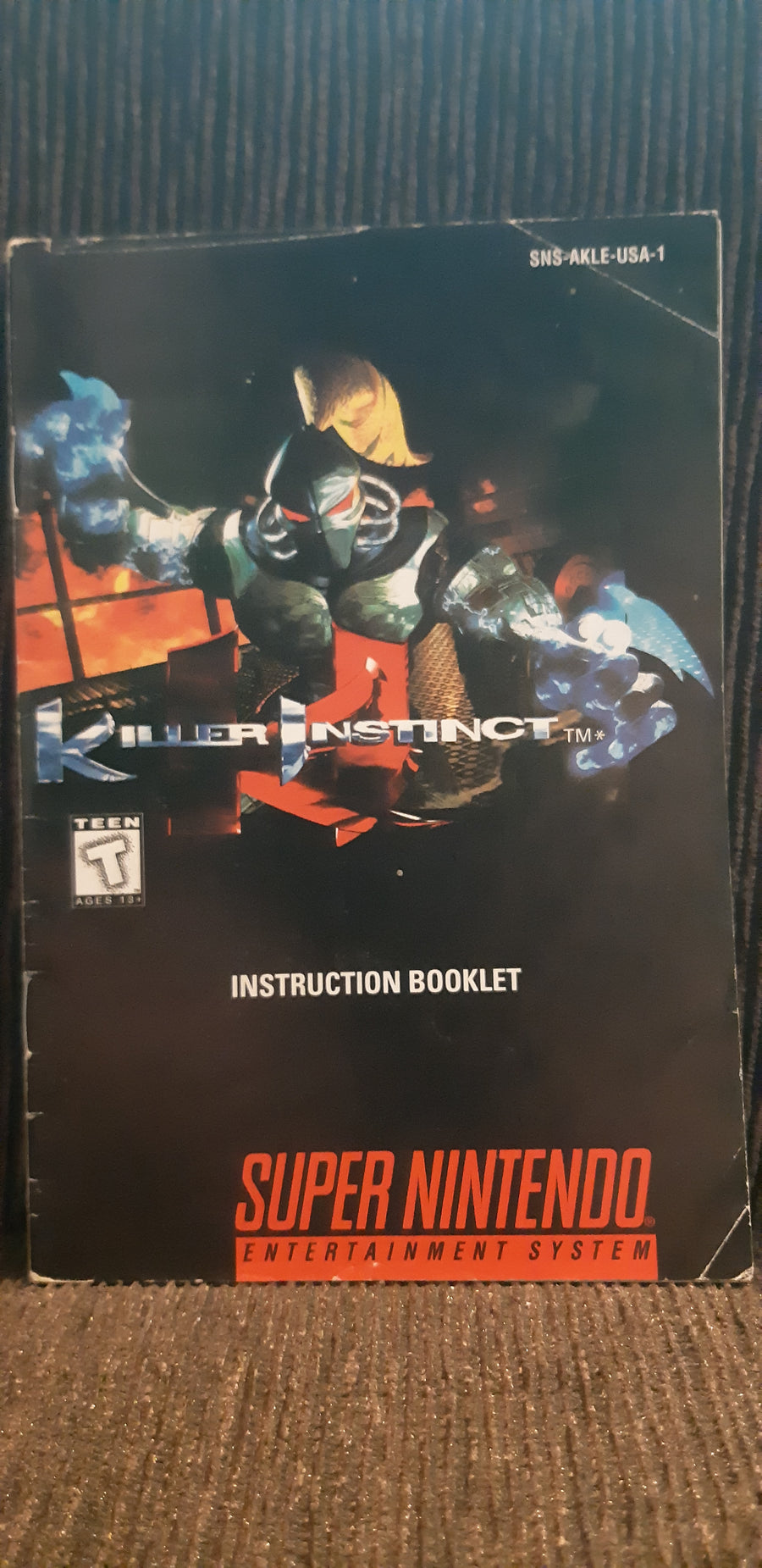 killer instinct snes manual