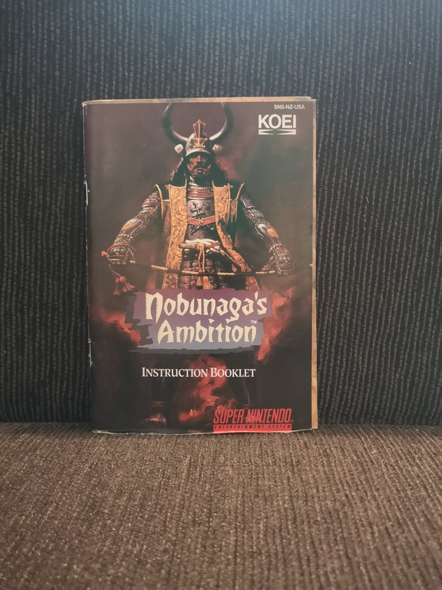 nobunagas amibition snes manual