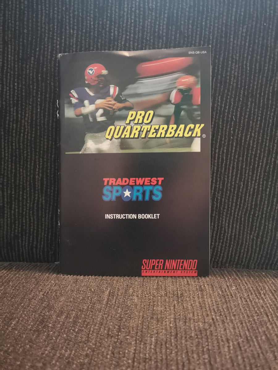 Pro quaterback snes manual